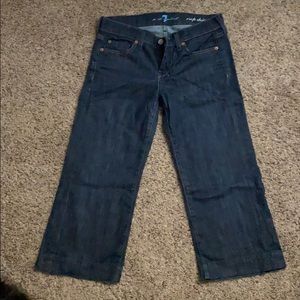 7 For All Man Kind crop Dojo